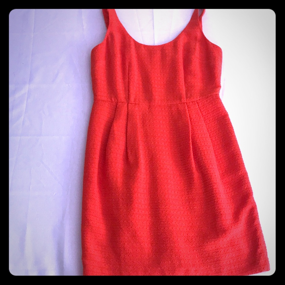 SOLD. Ann Taylor Orange Dress